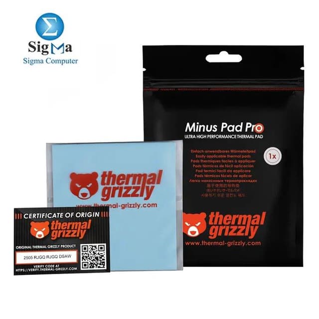 Thermal Grizzly Minus Pad Pro 100x100x2.0mm Thermal Pad - TG-MP-P-100-100-20