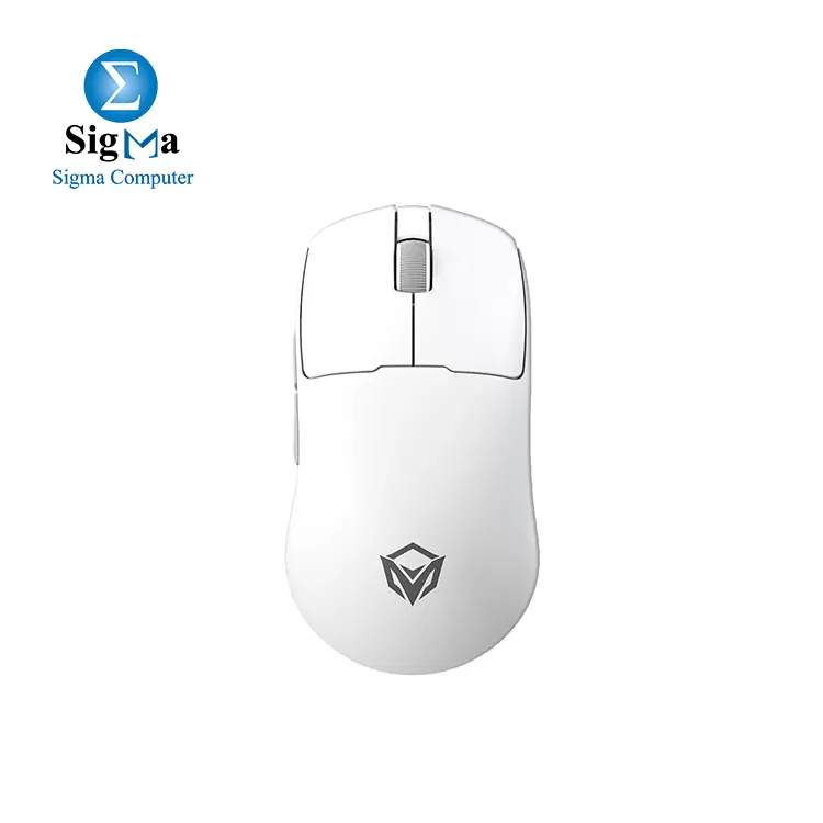 MEETION Air GW40 Pro Lightweight Pixart PAW3395 3 Mode Rechargeable WirelessAnd Bluetooth Gaming White Mouse
