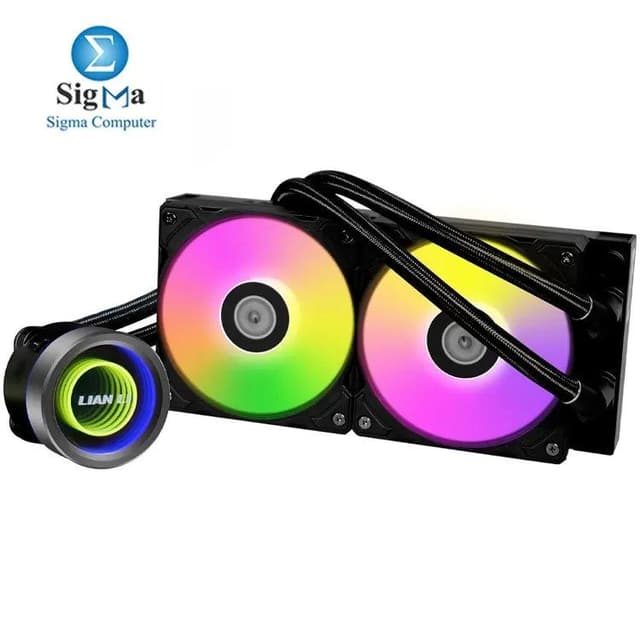 Lian Li Galahad II Trinity 240MM High-Performance AIO Liquid CPU Cooler – Black
