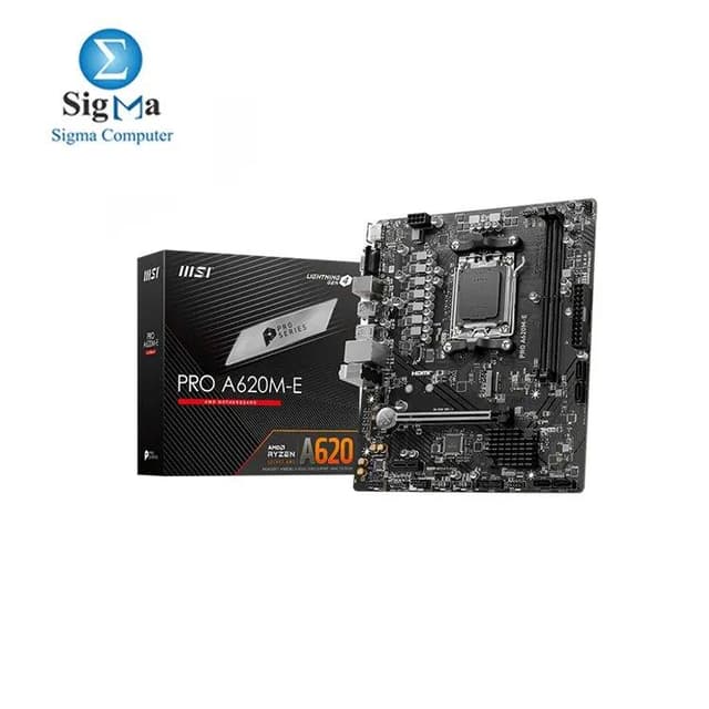 MSI PRO A620M-E Socket AM5 LGA 1718 Motherboard