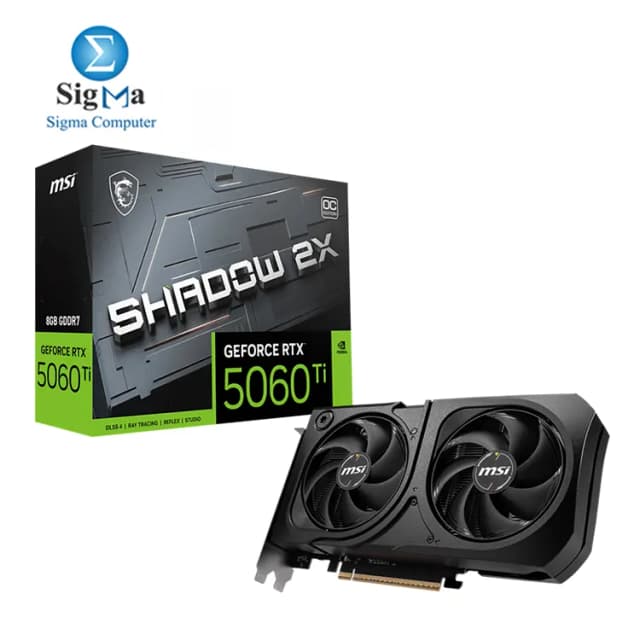 MSI GeForce RTX 5060 Ti SHADOW X2 PLUS 8GB DDR7
