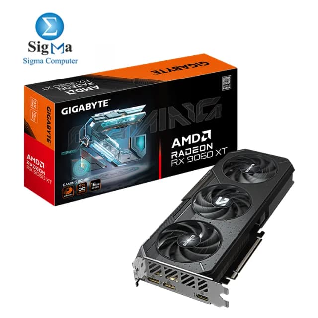 GIGABYTE Radeon RX 9060 XT GAMING OC 16G