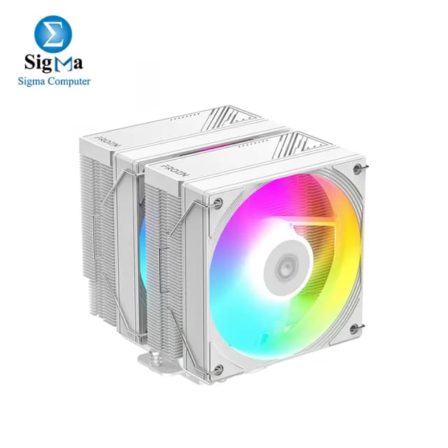 ID-COOLING FROZN A620 PRO SE ARGB 6 Heatpipe Dual Tower With 2 120mm Hydraulic Bearing Fan Snow