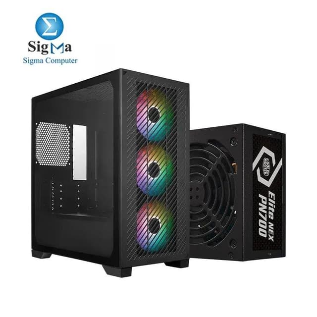 Cooler Master Elite 301 Micro-ATX And ELITE NEX PN700 700W PSU