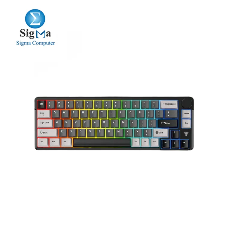 FANTECH MK919 ATOM PRO Wireless Mechanical Keyboard Sky BLACK Blue Switch
