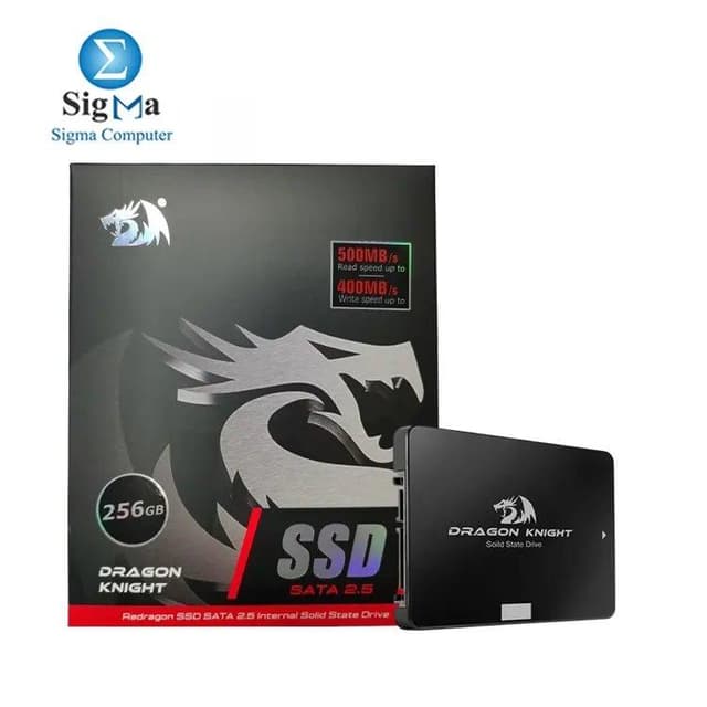Redragon Dragon Knight RM113 256GB 2.5 SATA III SSD with up to 500MB/s read, 400MB/s write