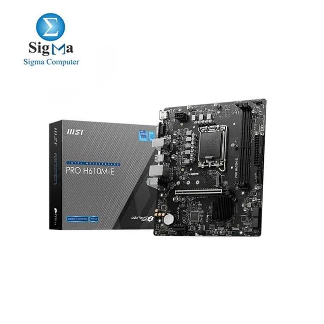 MSI PRO H610M-E DDR5 Socket LGA 1700 Motherboard