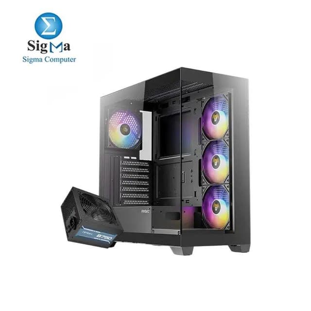 ANTEC CX300 4Fan ARGB And PSU Antec Atom B750