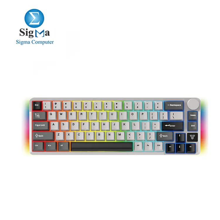 FANTECH ATOM PRO MK919 BLUE SWITCH WIRELESS GREY