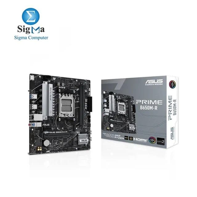 ASUS PRIME B650M-R Socket AM5 LGA 1718 Motherboard