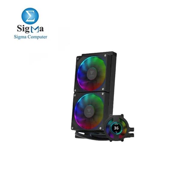 GAMDIAS CHIONE P3-240U IPS LCD ARGB Liquid CPU Cooler