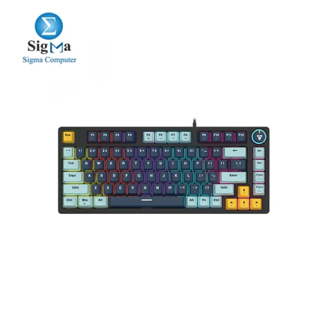 FANTECH MK875v2 ATOM81 Mechanical Keyboard NAVY Blue Blue Switch