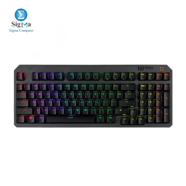 ASUS RA07 TUF Gaming K3 Gen II Compact 97-Key RGB Mechanical Gaming Keyboard – AR/EN (90MP0390-BKCA00)