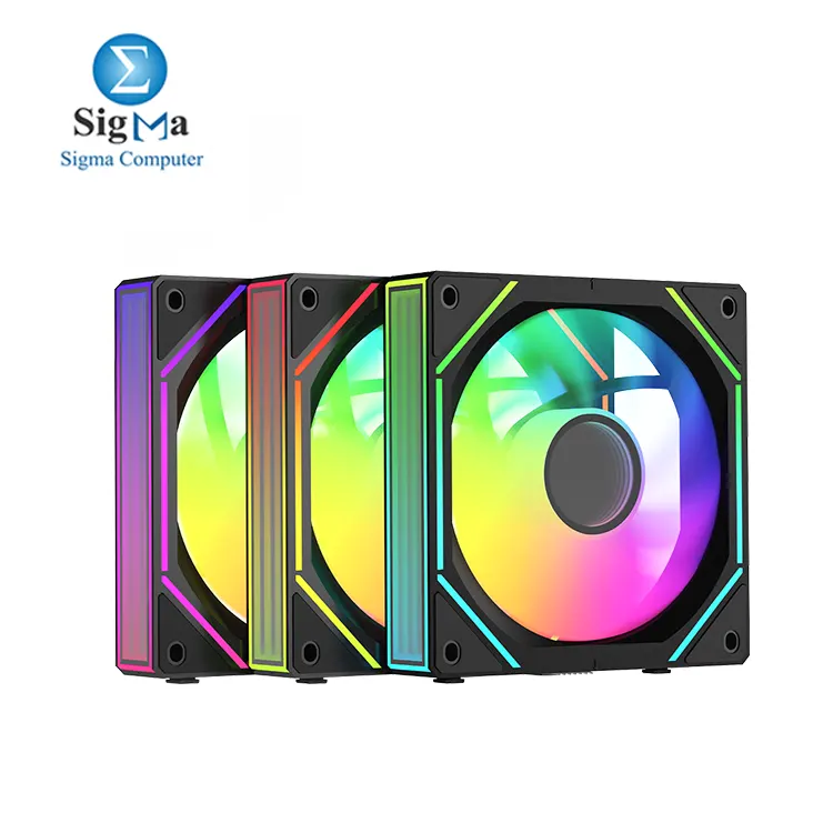 Ocypus Gamma F12 UNI Black ARGB 3 IN 1