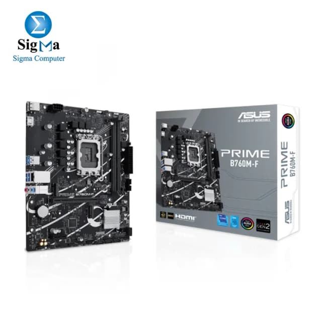 ASUS Intel PRIME  B760M-F LGA 1700 micro-ATX motherboard