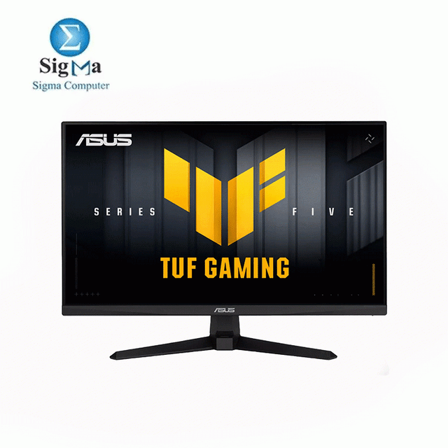ASUS TUF Gaming Series 5 - VG249QM5A Gaming Monitor – 23.8-inch Full HD Fast-IPS panel, 240Hz, 0.3ms , G-SYNC® compatible, AMD FreeSync™ Premium, ELMB SYNC, 99% sRGB, DisplayWidget Center, Gaming AI