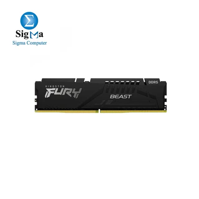 Kingston Fury Beast 32GB DDR5-6000MT/s CL36 Desktop Memory Single Module AMD EXPO and Intel XMP - KF560C36BBE2-32