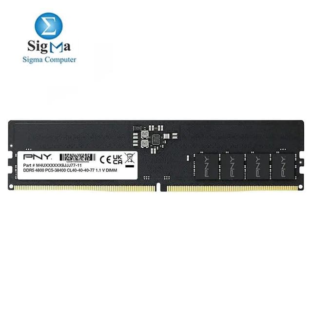 PNY Performance MD8GSD54800-TB – 8GB DDR5 4800MHz CL40 1.1V Desktop Memory