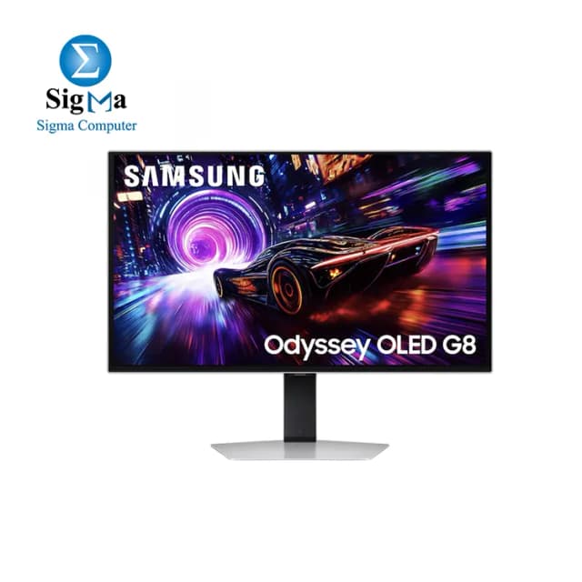 Samsung Odyssey OLED G8 27" 4K UHD Gaming Monitor OLED Panel, 240Hz, 0.03ms, FreeSync Premium Pro, G-Sync Compatible – LS27FG810SUXEN