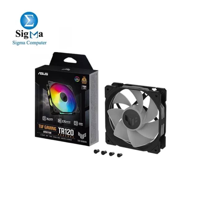 ASUS TUF Gaming TR120 ARGB Reverse Fan - Single Pack