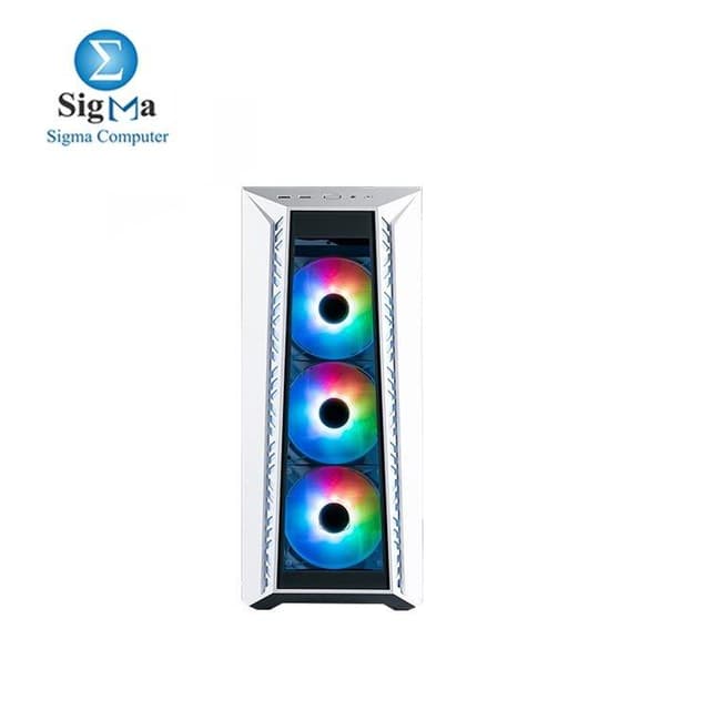 Cooler Master MasterBox 520 White Mid Tower Argb Case