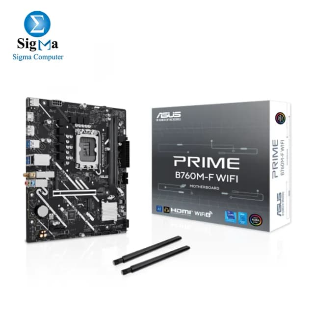 ASUS Intel PRIME B760M-F WIFI LGA 1700 micro-ATX motherboard