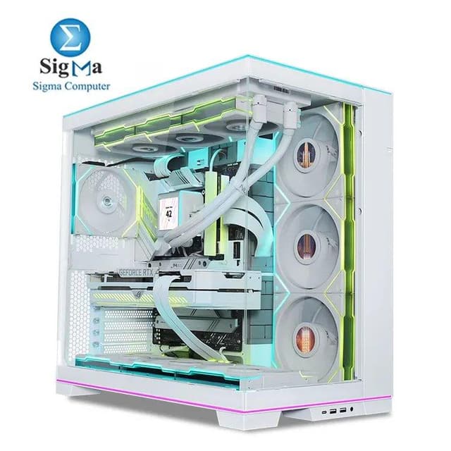 LIAN LI O11 Dynamic Evo RGB White Mid Tower Case-O11DERGBW
