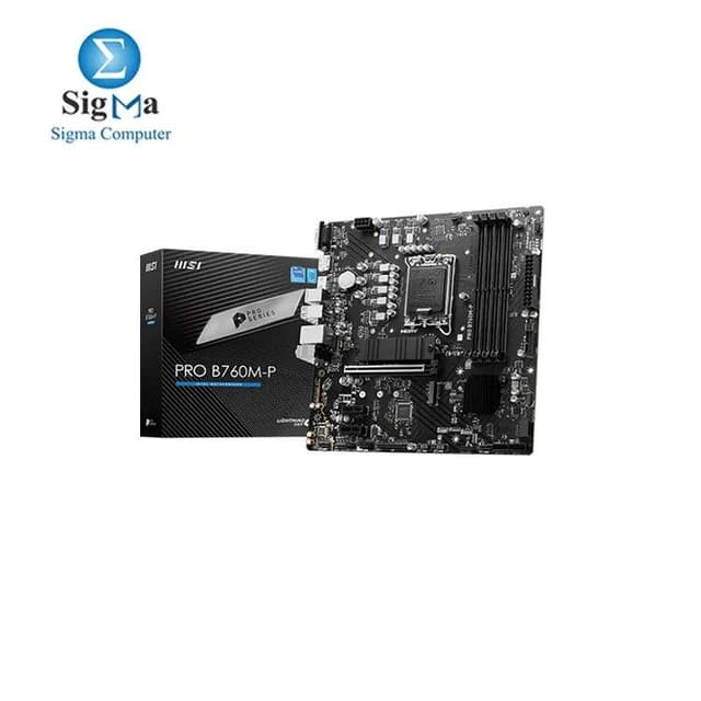 MSI PRO B760M-P Socket LGA 1700 Motherboard
