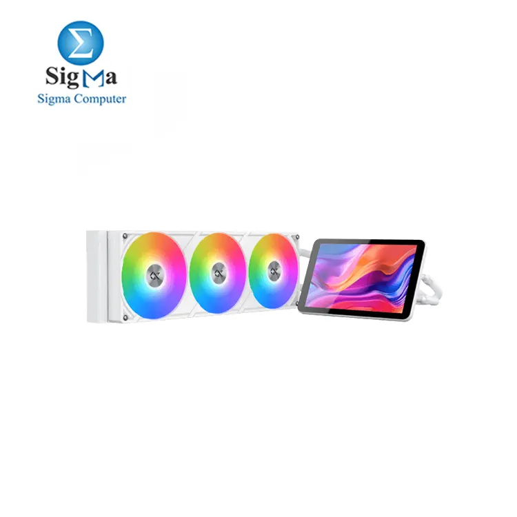 XIGMATEK Connect Pro 360 Arctic Argb 7 Inch Magnetic LCD Aio Liquid CpuCooler