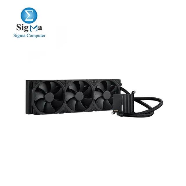 ASUS ProArt LC 420 All-in-One CPU Liquid Cooler with Illuminated System Status Meter and Three Noctua NF-A14 industrialPPC-2000 PWM 140mm Radiator Fans
