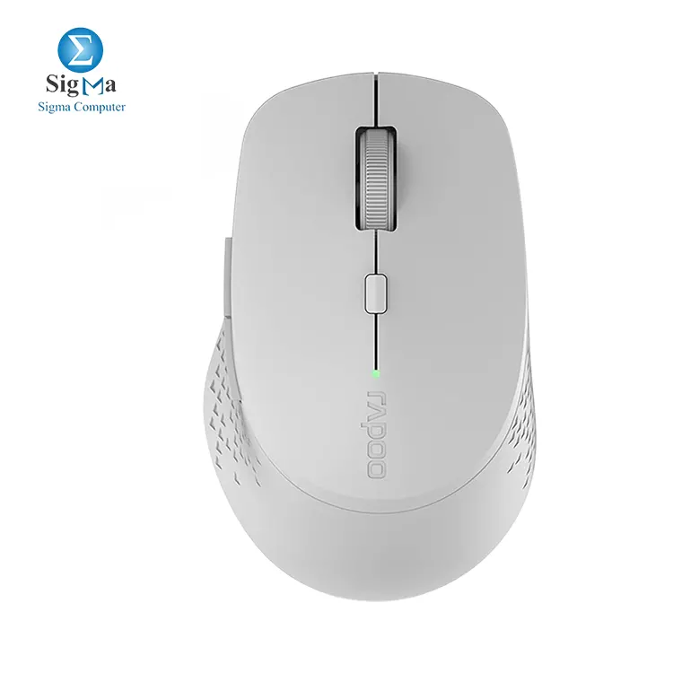 Rapoo M300 Silent Multi-mode Wireless Silent Optical Mouse Light Gray