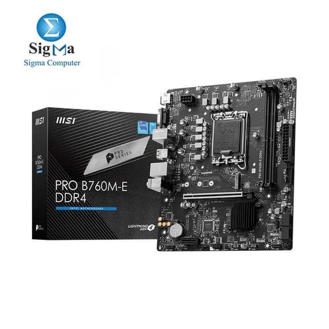 MSI PRO B760M-E DDR4 Socket LGA 1700 Motherboard