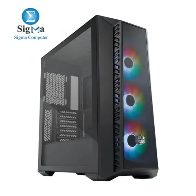 Cooler Master MasterBox 520 Mesh V2 New Mid Tower Case - Black