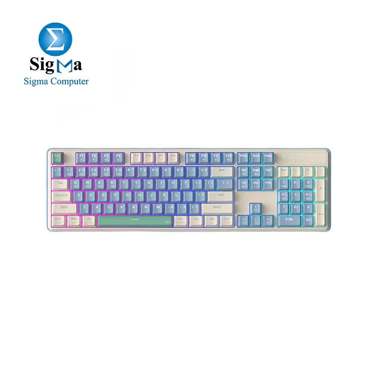 REDRAGON Faye K685-PYG 104-Key Wired RGB Mechanical Gaming Keyboard – Hot-Swap Gasket – Dragon Chant Linear Switch