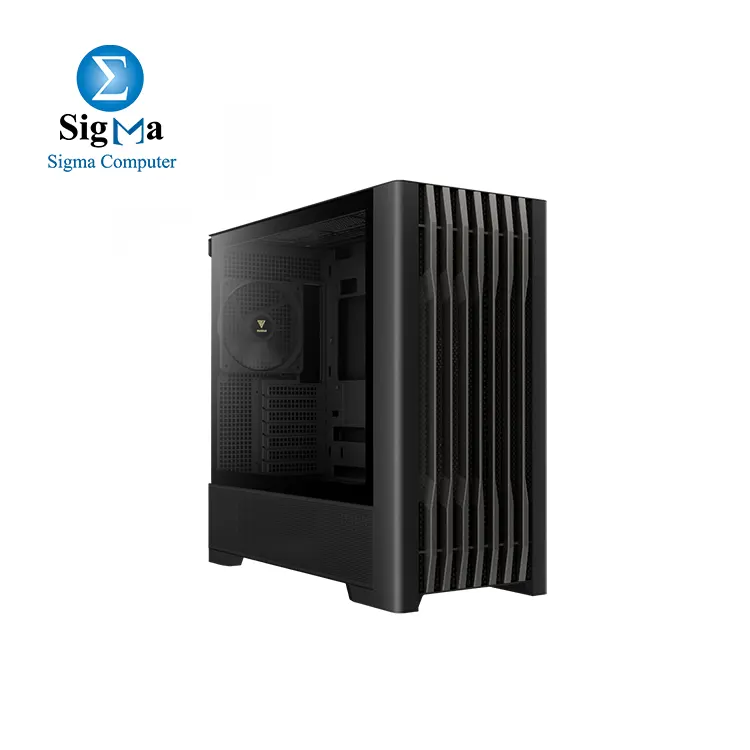 GAMDIAS ATHENA P3 Mid-Tower Case with 4 × 140mm Pre-Installed Fans.