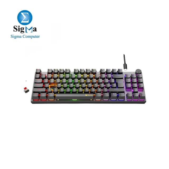 MEETION MK008 PRO RGB 80% TKL Red switch Arabic Wired Mechanical Keyboard