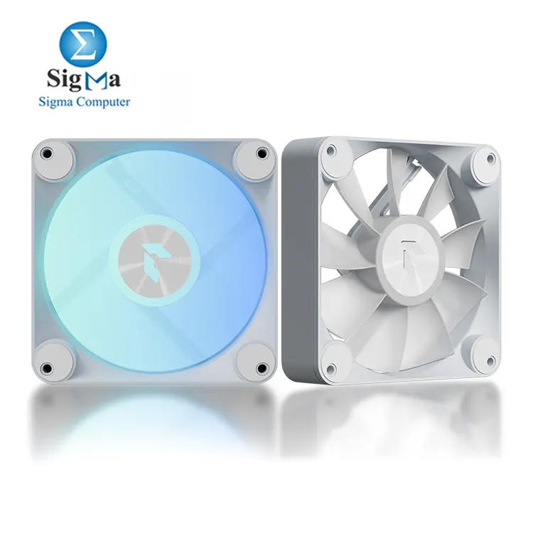 APNX FP1-R 120mm Reverse PWM ARGB White (30mm Design)(1600 RPM)(62.9 CFM) (Tray Version)