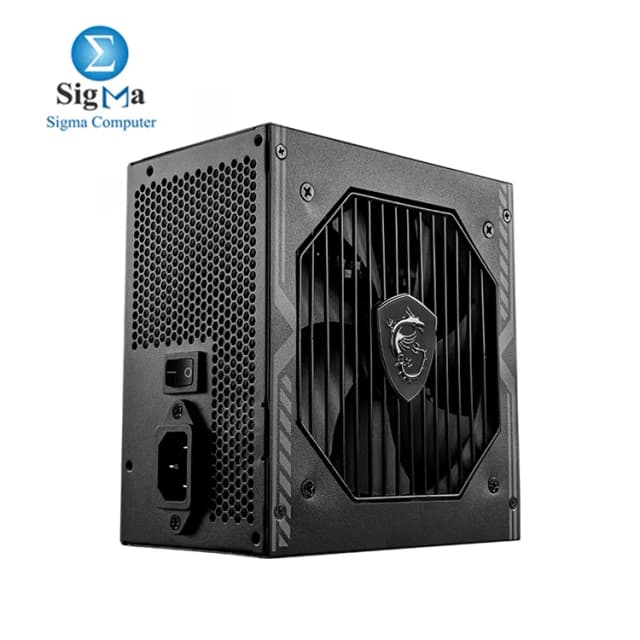 MSI MAG A750BN PCIe 5 750W Power Supply - 80 PLUS Bronze Certified - Non-Modular - Active PFC - PCIe 5.0 Ready