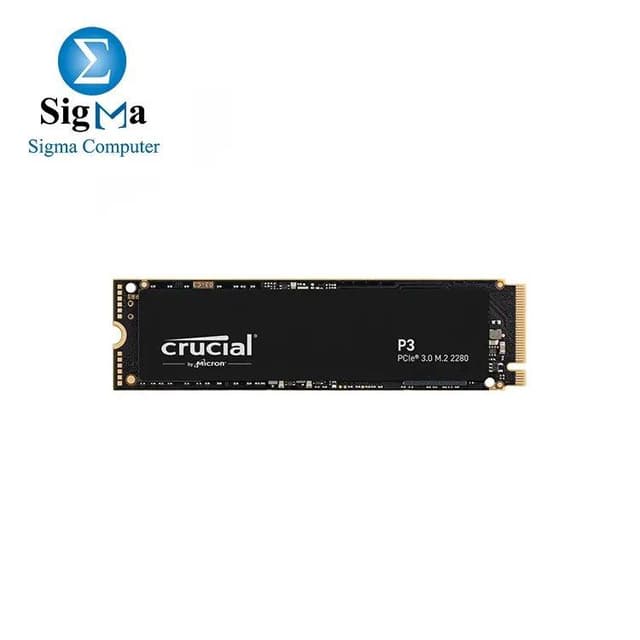 Crucial P3 1TB PCIe 3.0 NVMe M.2 2280 SSD – Up to 3,500MB/s read, 3,000MB/s write, 220TBW endurance, 3D NAND