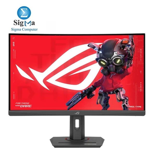 ASUS ROG Strix XG27WCS 27 WQHD 180Hz curved gaming monitor with 1ms GTG, ELMB Sync, FreeSync, USB-C, HDR10, and 95% DCI-P3 color.