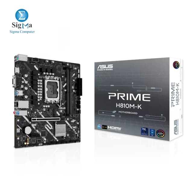 ASUS INTEL PRIME H810M-K mATX Motherboard Socket 1851 HDMI/VGA