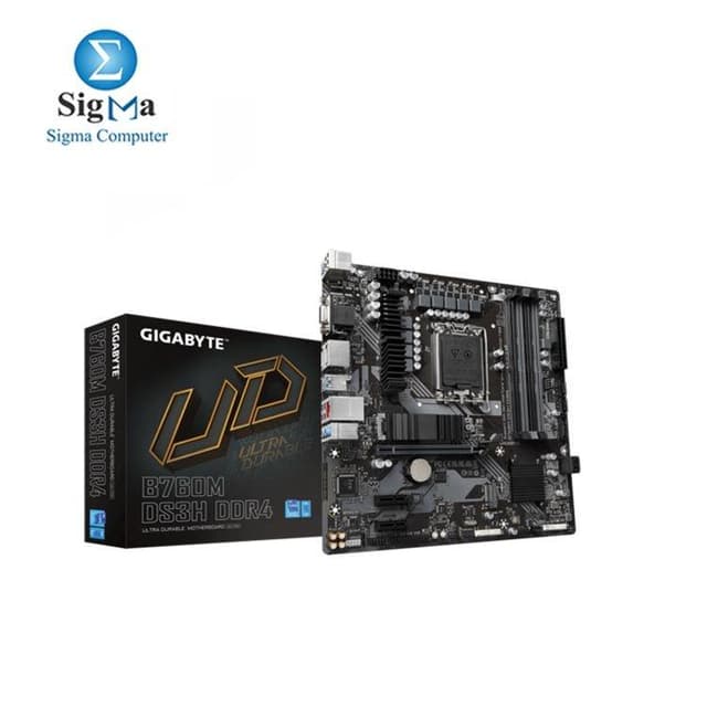 GIGABAYT B760M DS3H DDR4 Socket LGA 1700 Motherboard