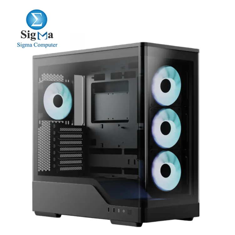 Aerocool P500A BLACK Mid Tower Case