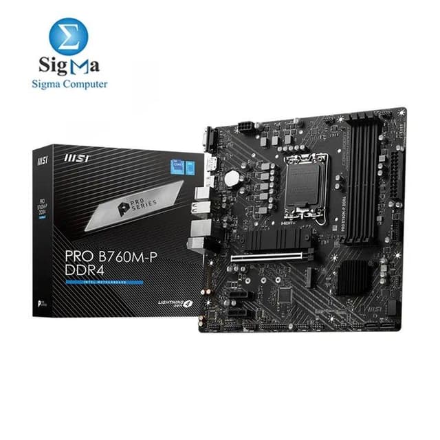 MSI PRO B760M-P DDR4 Socket LGA 1700 Motherboard