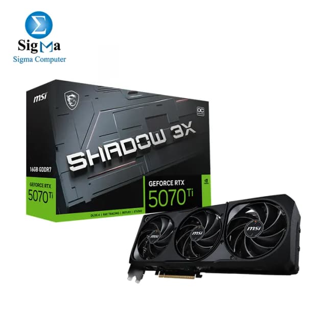 MSI GeForce RTX 5070 Ti 16G SHADOW 3X OC