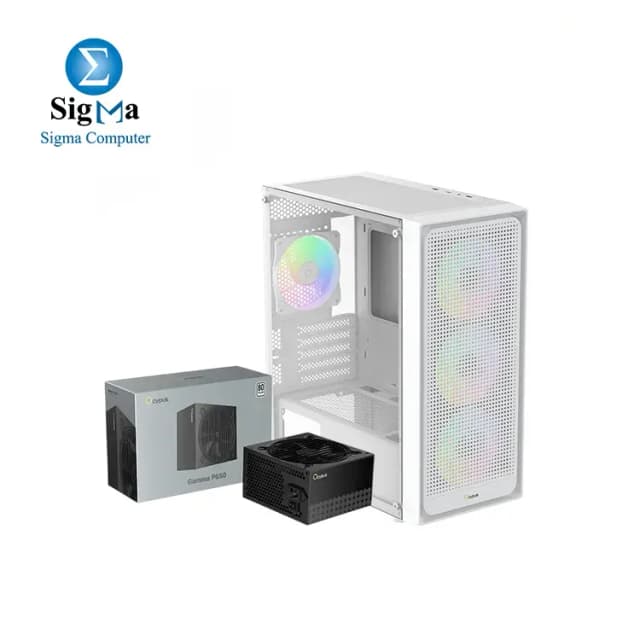 Ocypus Gamma C50 white –  PSU P650 ( 80+ white ) – 4 Fans ARGB