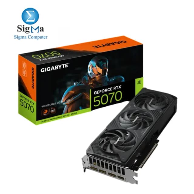 GIGABYTE GeForce RTX 5070 WINDFORCE OC SFF 12GB GDDR7 (Triple Fan)