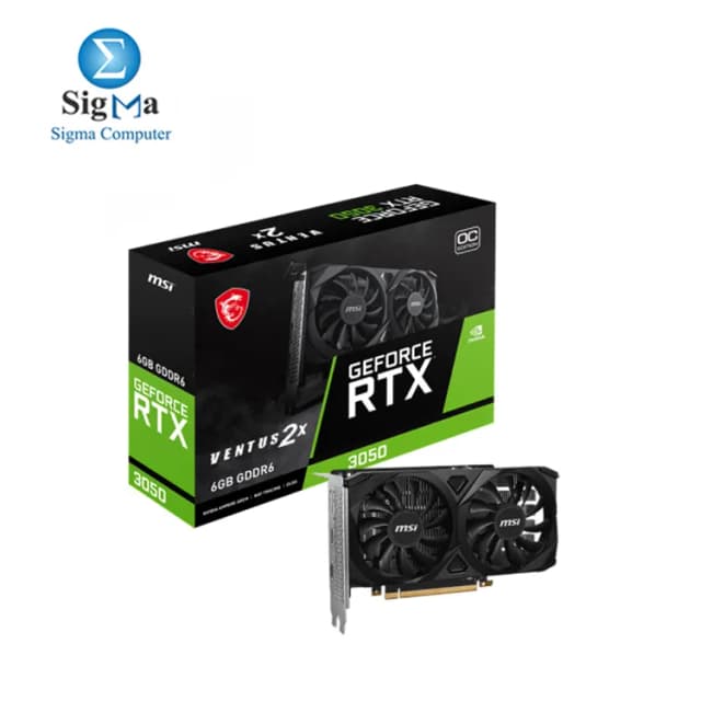 MSI RTX 3050 VENTUS 2X 6G OC