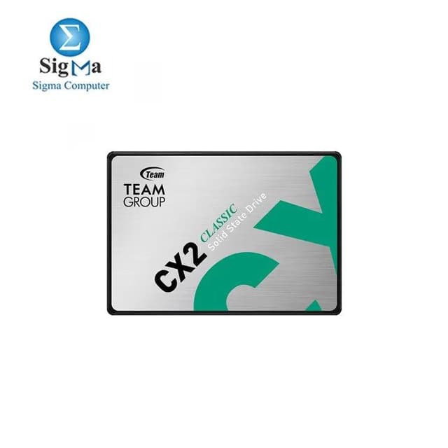 TeamGroup CX2 256GB SATA 2.5 Read Speed 520 MB/s Write Speed 430 MB/s