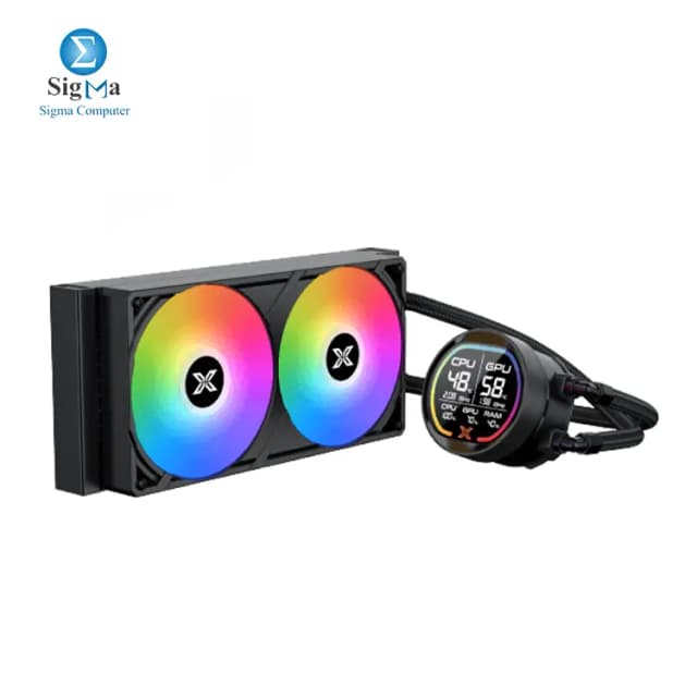 XIGMATEK LK Pro 240mm Digital Argb 2.7 Smart Digital LCD Aio Liquid Cpu Cooler